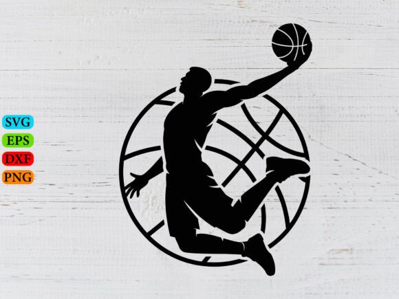Basketball Player SVG: Game Day Graphics for Crafters