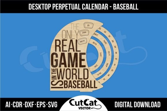 Desktop Perpetual Calendar Baseball Gift: A Designer's Review