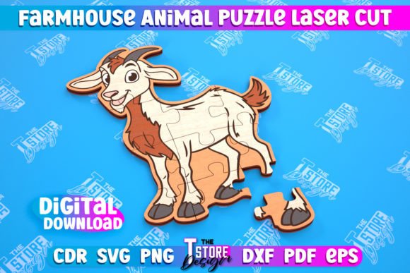 Farmhouse Puzzle Goat: Embroidery Design Review