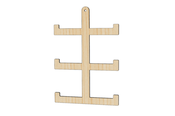 Laser Cutting File Review: Scrunchie Wall Hanger & Earrings