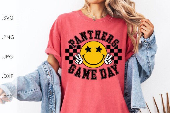 Panthers Game Day SVG: Graphics for Graphic Templates