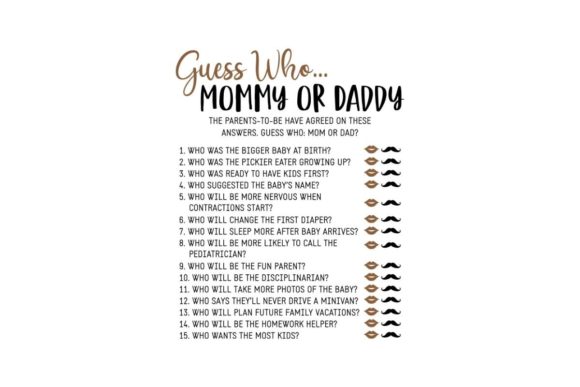 Printable Baby Game: A Graphics and Crafts Design Asset