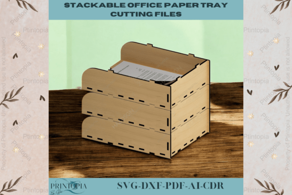 Stackable Tray Designs 083: Laser Cut Organizers
